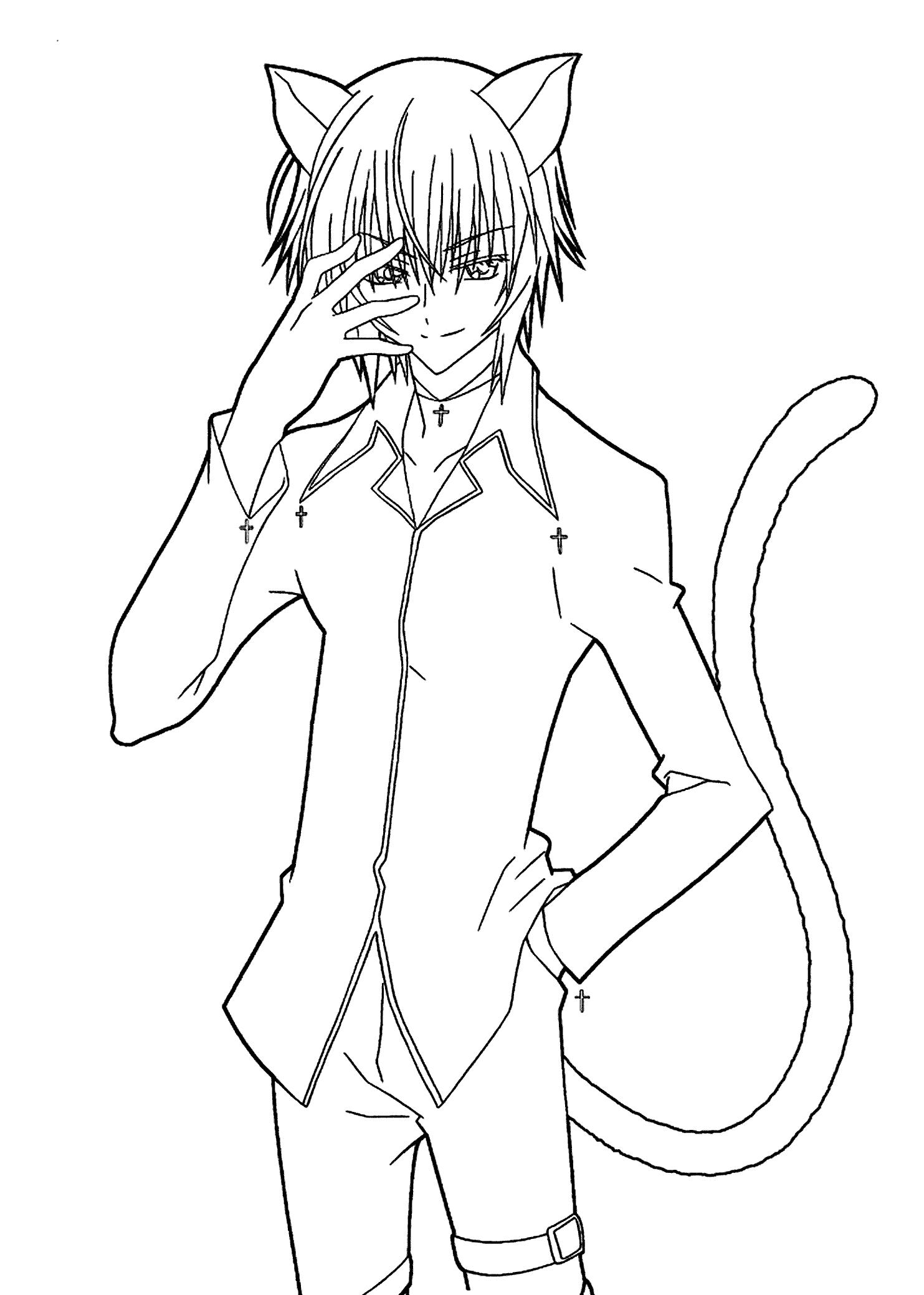 Free Printable Anime Coloring Pages