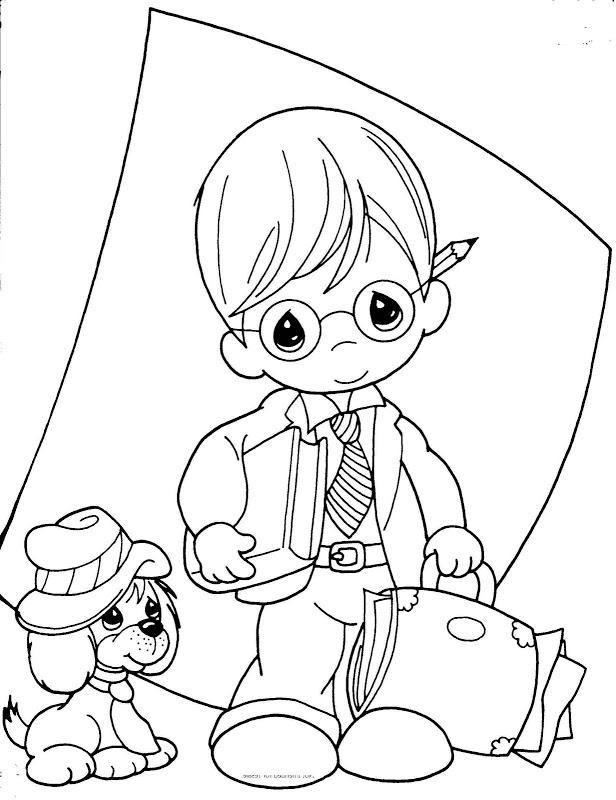 Printable Teacher Coloring Pages