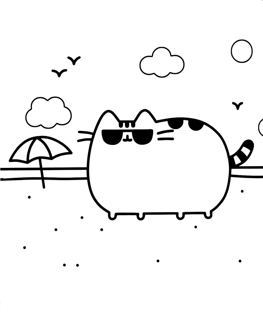 Pusheen Coloring Pages - Best Coloring Pages For Kids