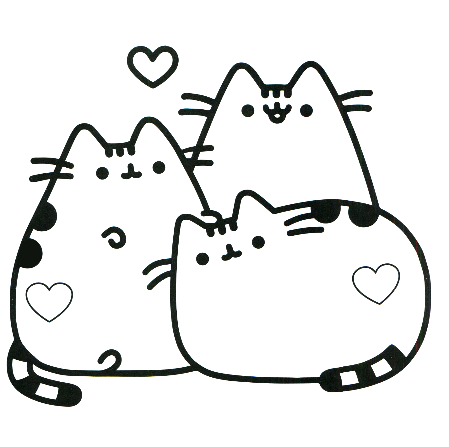 Pusheen Coloring Pages Best Coloring Pages For Kids