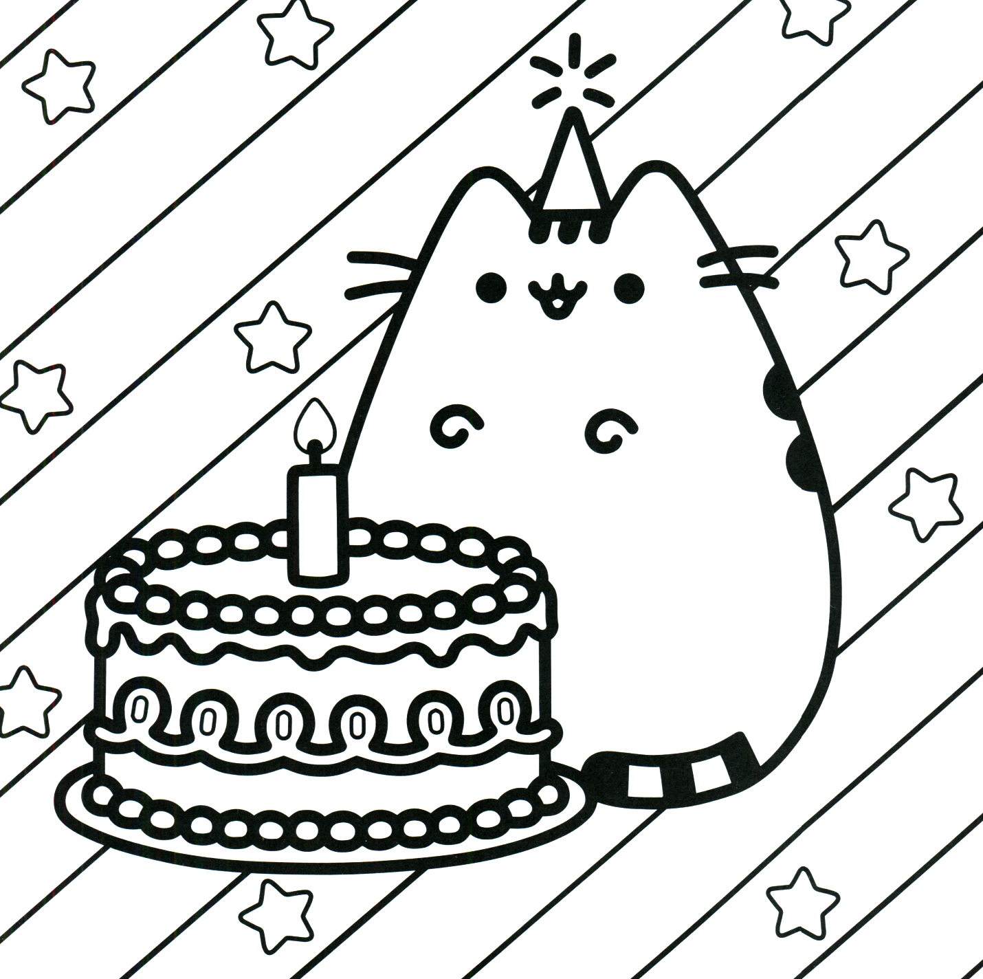 Pusheen Coloring Pages - Best Coloring Pages For Kids