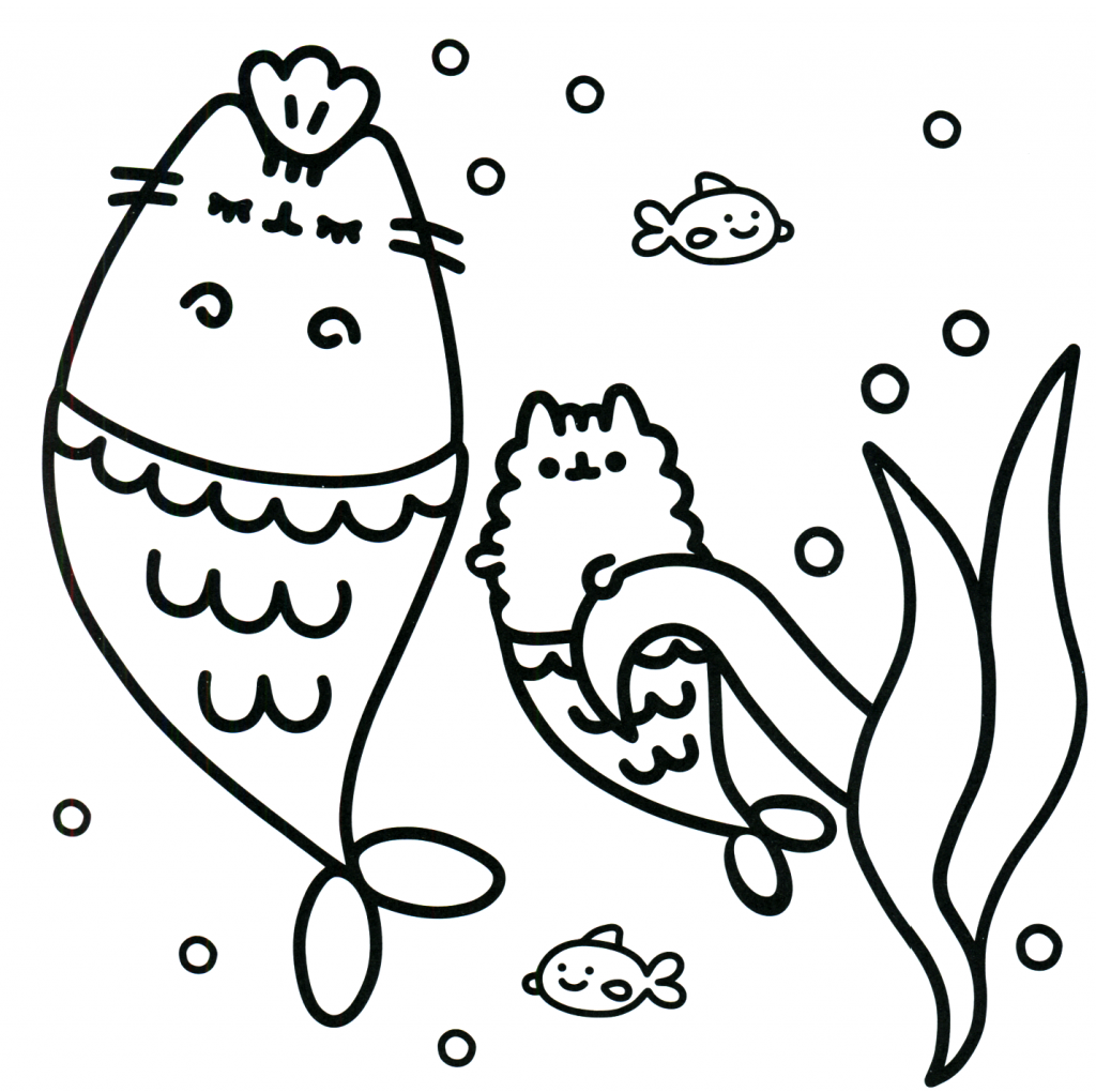 Pusheen Coloring Pages Best Coloring Pages For Kids