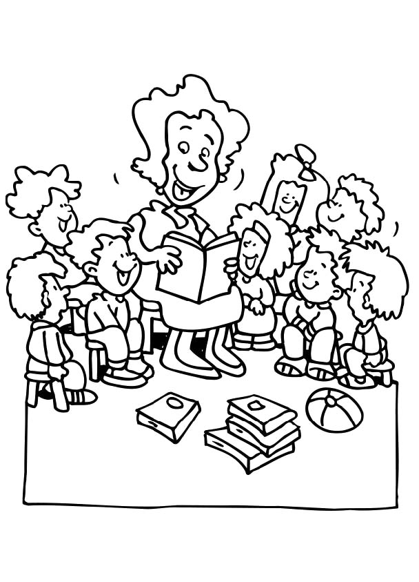 Teacher Coloring Pages - Best Coloring Pages For Kids