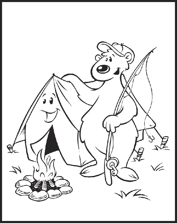 Camping Coloring Pages Best Coloring Pages For Kids