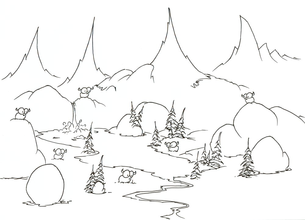 mountain climber coloring pages