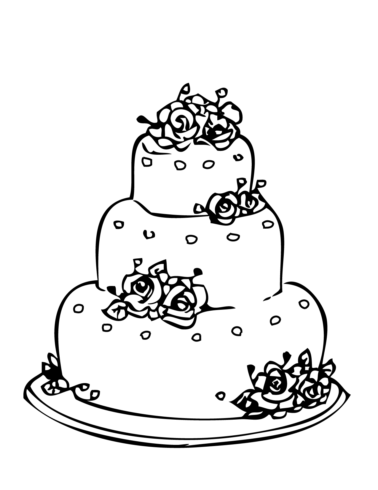 Featured image of post Wedding Cake Colouring Pages / Wedding cake printable coloring page.