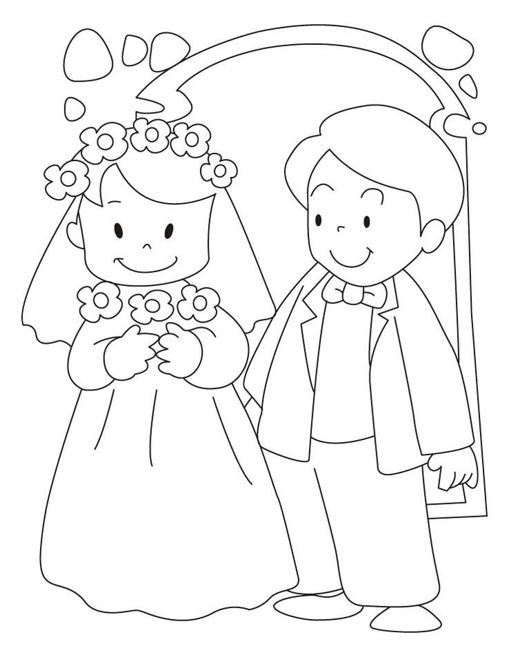 Wedding Coloring Pages - Best Coloring Pages For Kids