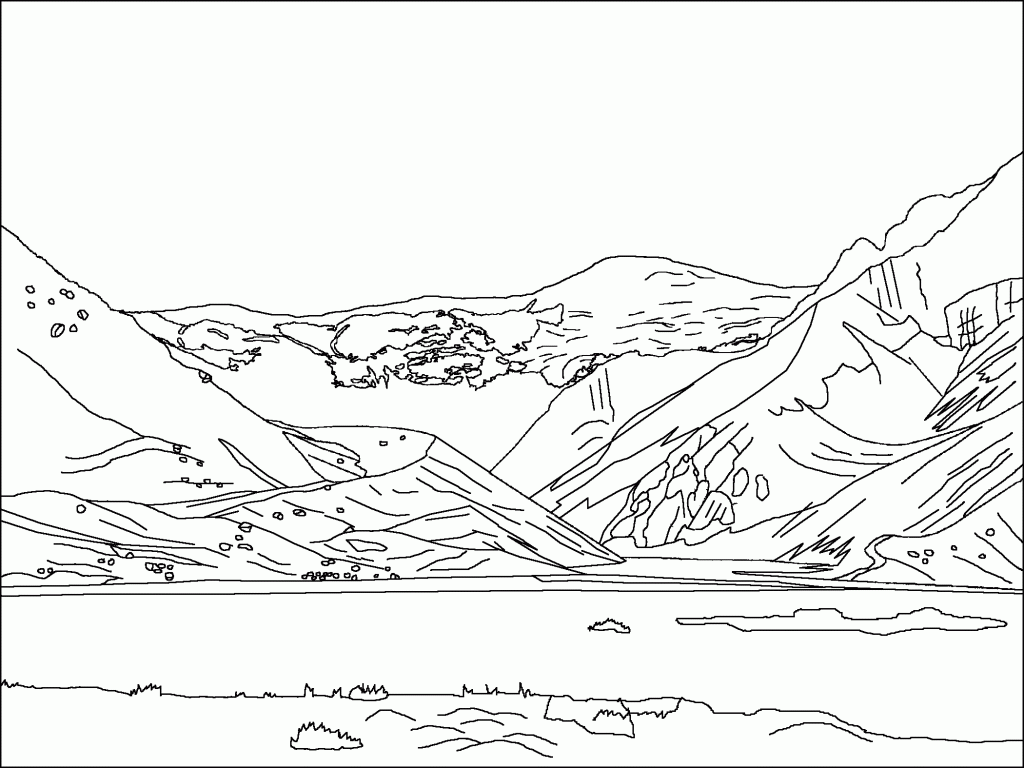 Mountains Coloring Pages - Best Coloring Pages For Kids