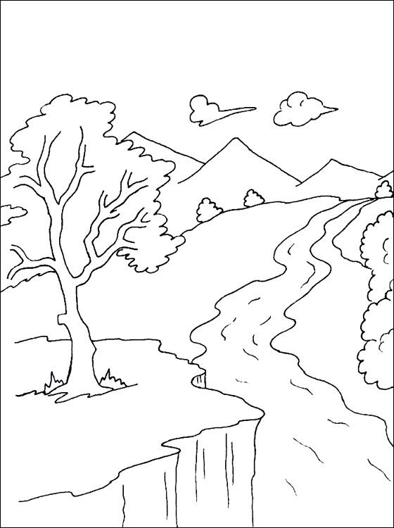 Mountains Coloring Pages - Best Coloring Pages For Kids