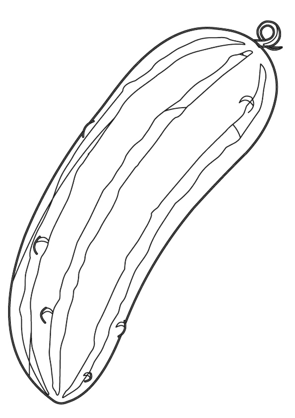 Pickle Coloring Page