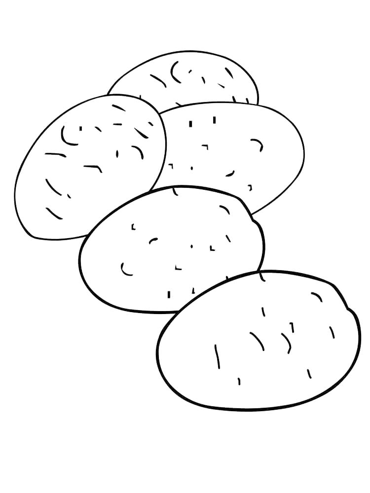 Potato Coloring Page