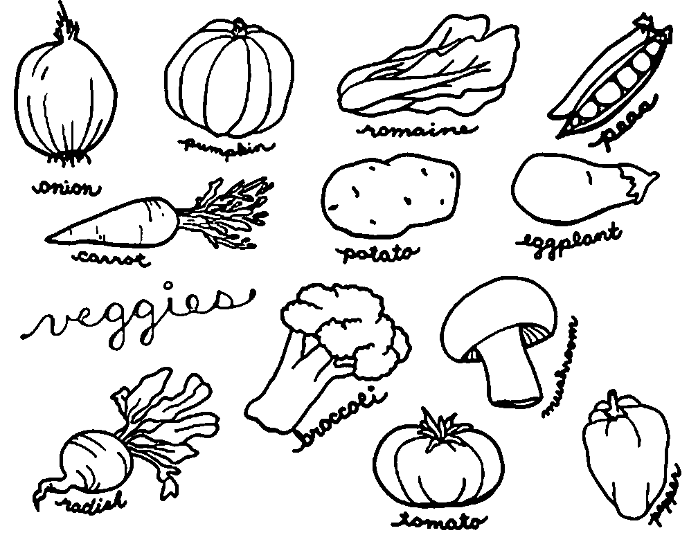 Vegetable Coloring Pages Best Coloring Pages For Kids