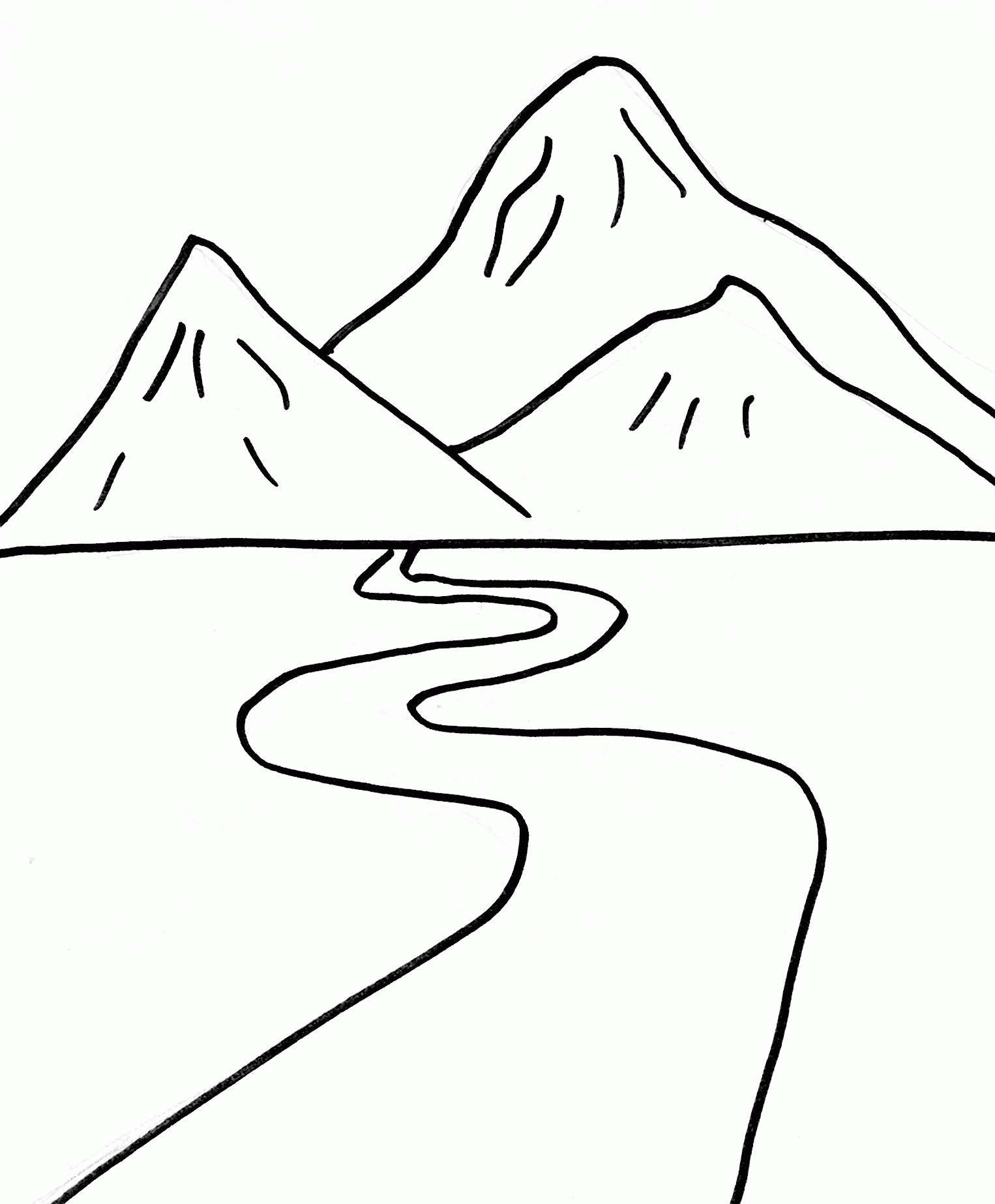 Mountains Coloring Pages - Best Coloring Pages For Kids
