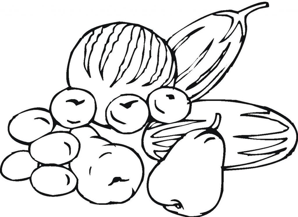 Vegetables Coloring Pages