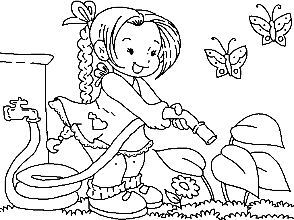 Gardening Coloring Pages Best Coloring Pages For Kids