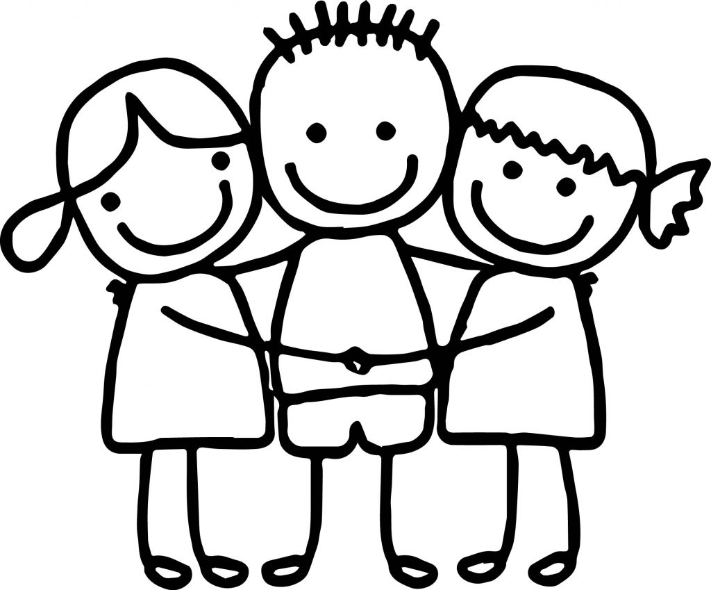  Friendship Coloring Pages For Kids 7