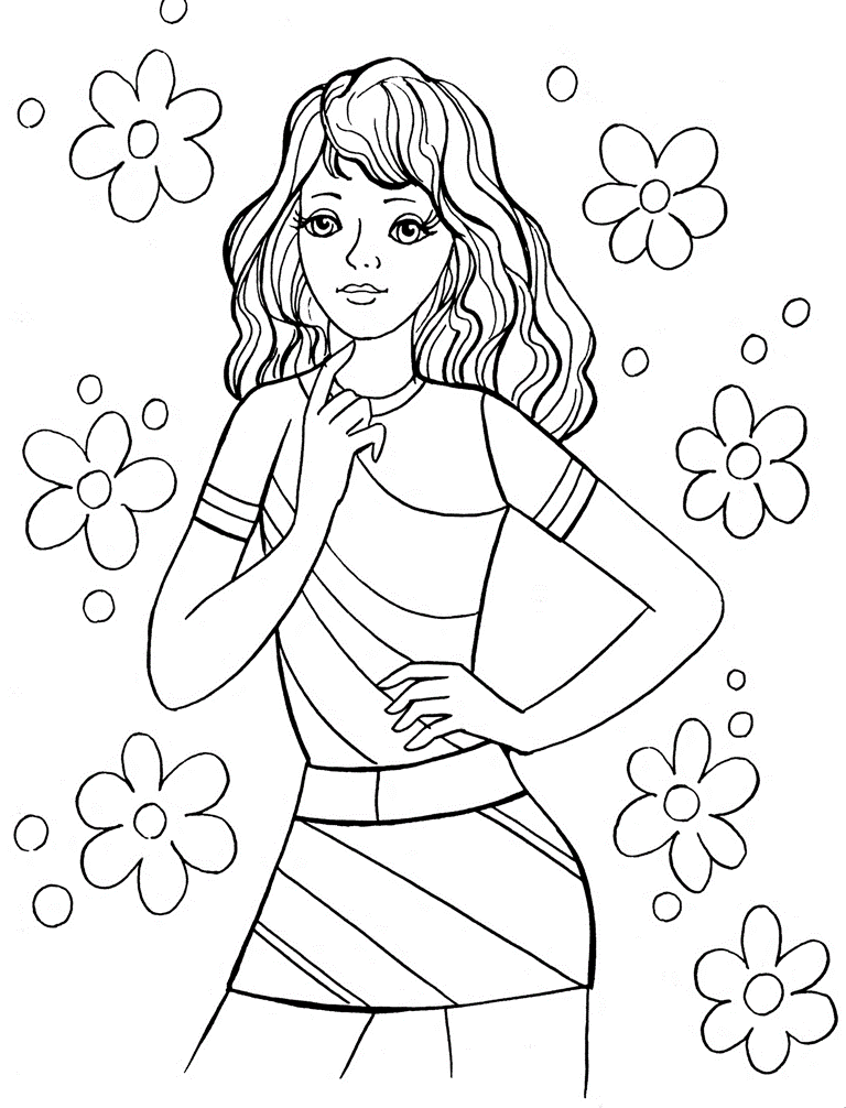 Coloring Pages for Girls.