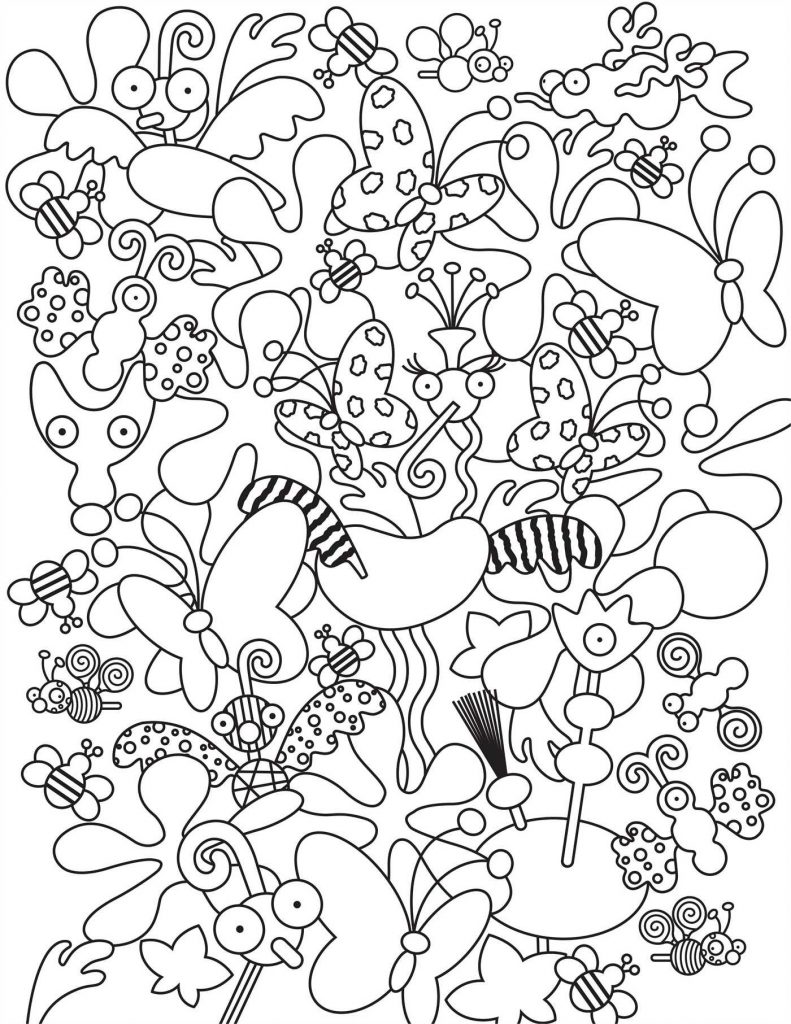 Adult Doodle Coloring Pages