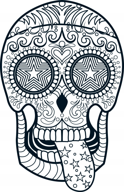 Sugar Skull Coloring Pages - Best Coloring Pages For Kids