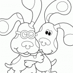 Blues Clues Best Friends Coloring Page