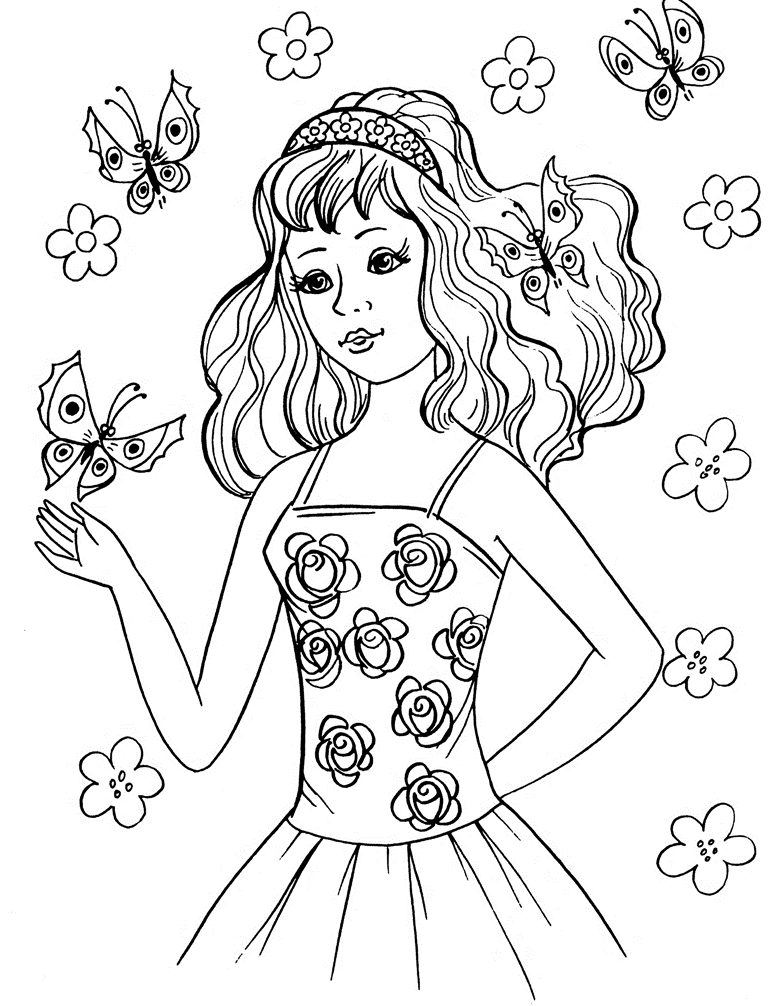 Download Coloring Pages for Girls - Best Coloring Pages For Kids