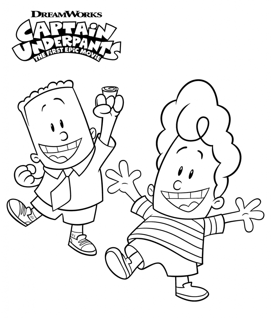 Captain Underpants Coloring Pages - Best Coloring Pages For Kids