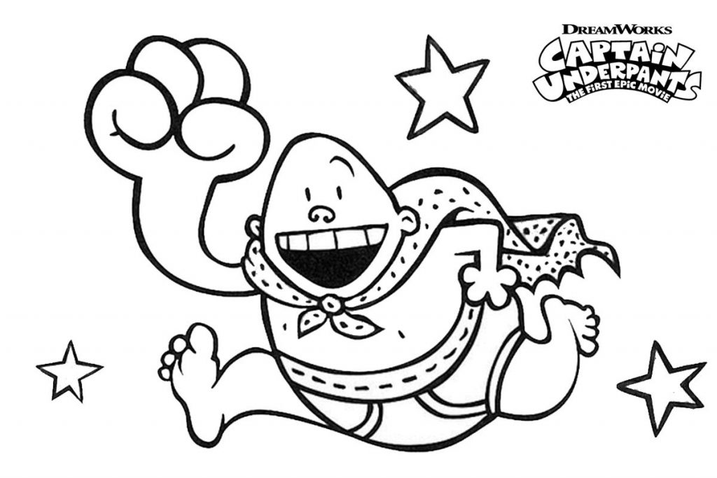 Captain Underpants Coloring Printables