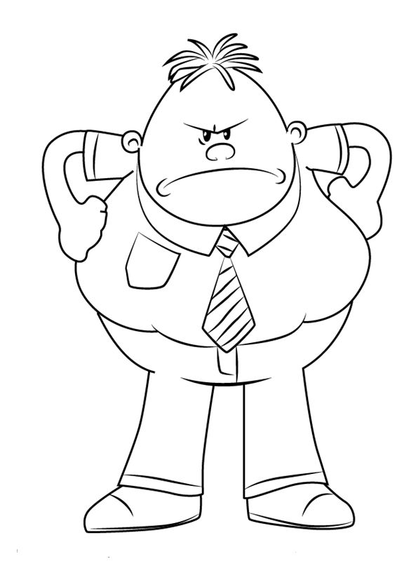 Captain Underpants Coloring Pages - Best Coloring Pages For Kids