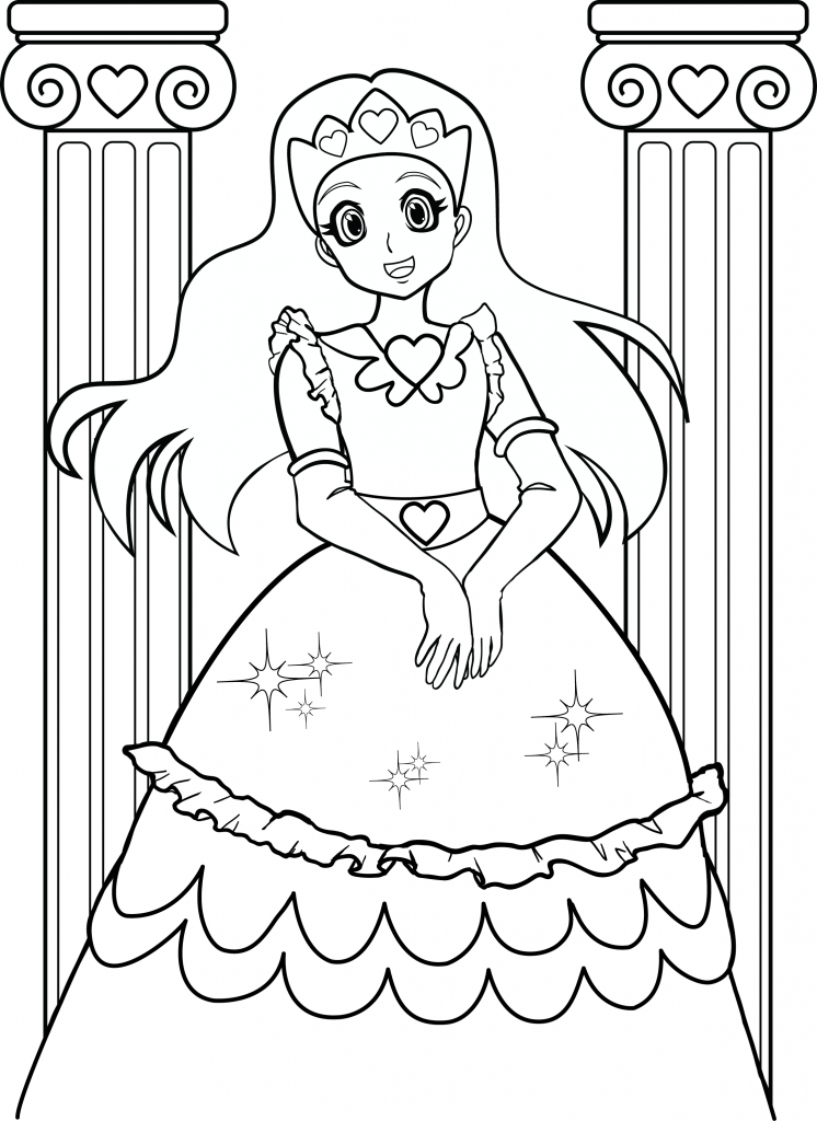 Cartoon Coloring Pages for Girls