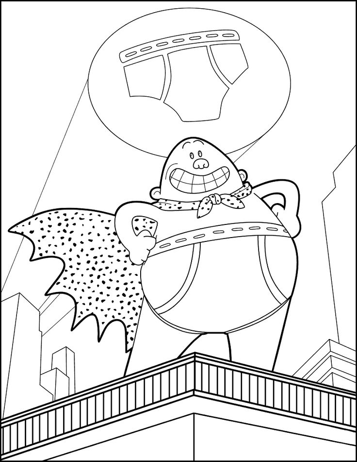 Captain Underpants Coloring Pages - Best Coloring Pages For Kids