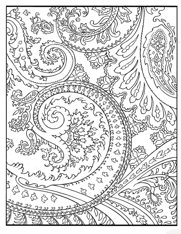 Complex Pattern Coloring Pages