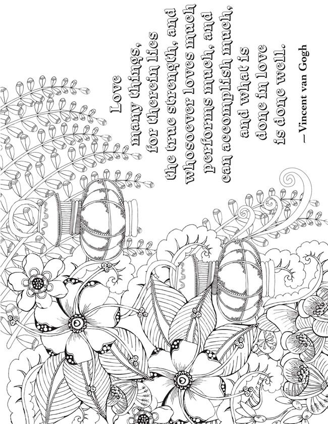 Quote Coloring Pages For Adults And Teens Best Coloring