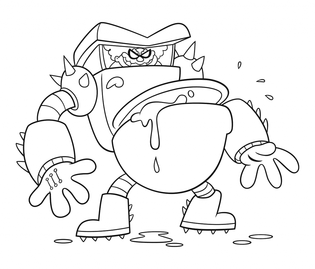 Free Captain Underpants Coloring Page