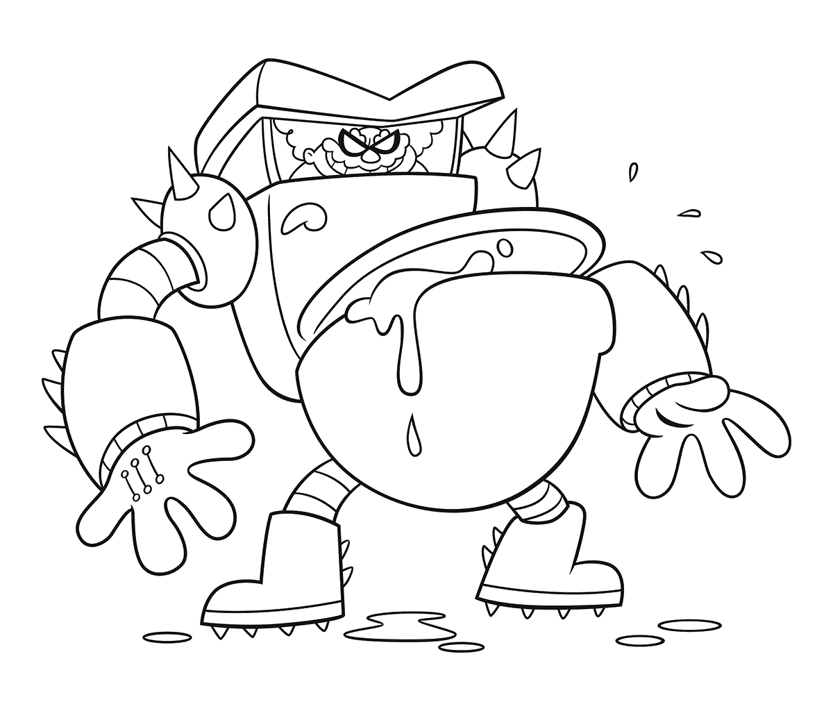 Captain Underpants Coloring Pages Best Coloring Pages For Kids