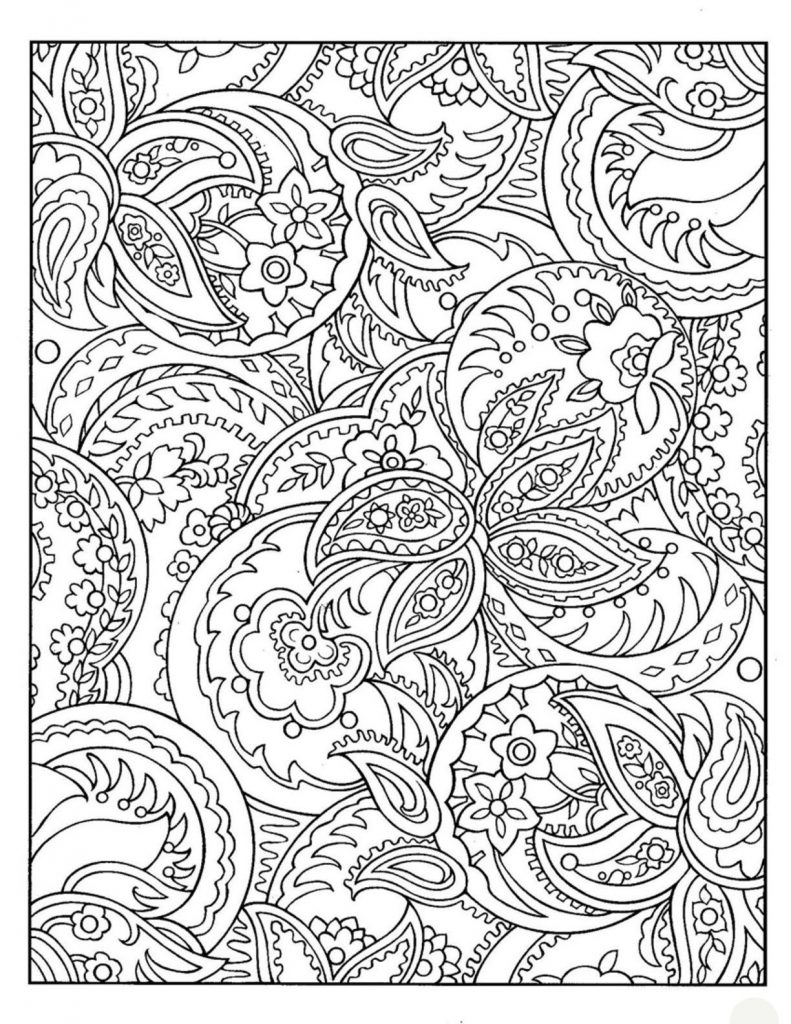 Free Complex Pattern Coloring Pages