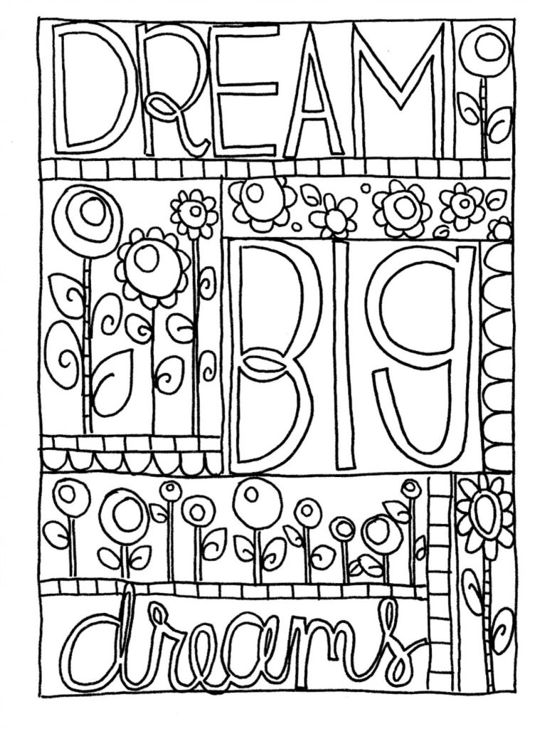 Free Doodle Coloring Page