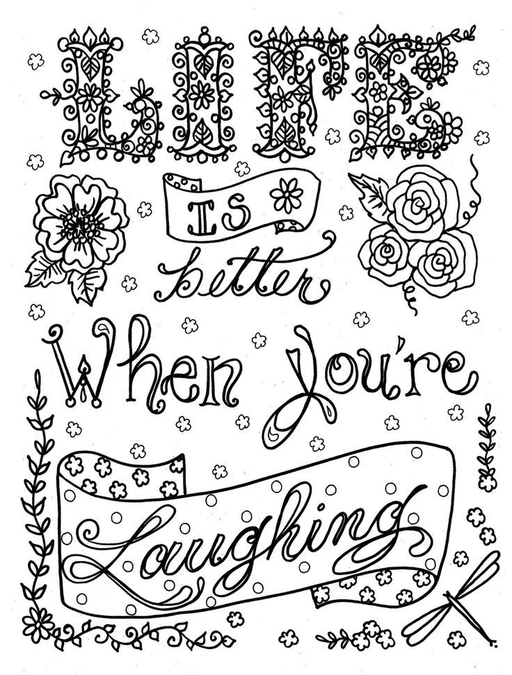 quote coloring pages for adults and teens best coloring