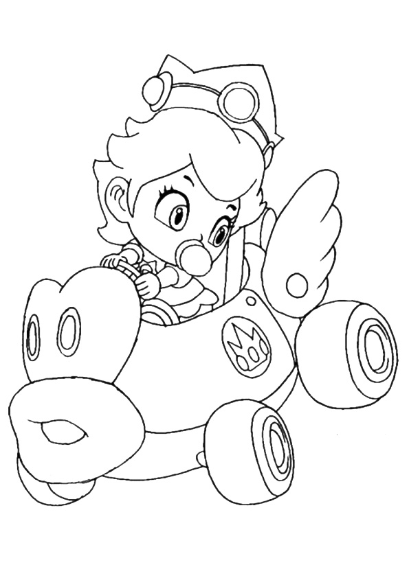 Little Girl Coloring Page