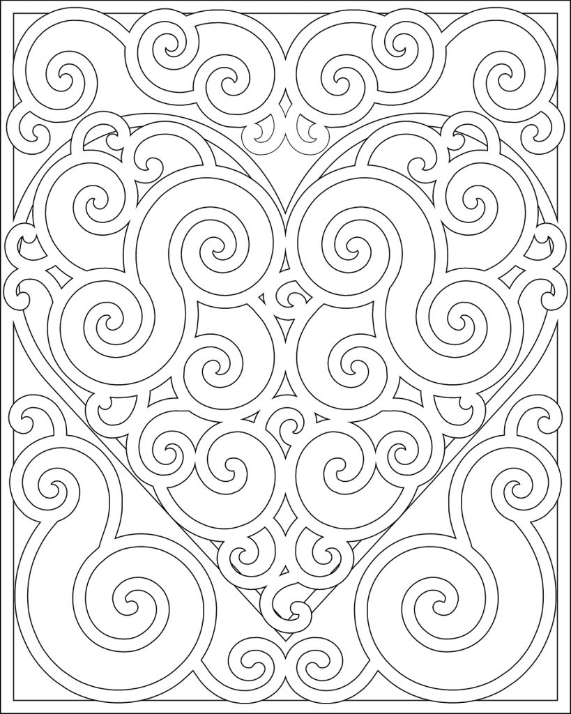 Pattern Coloring Pages for Adults and Teens