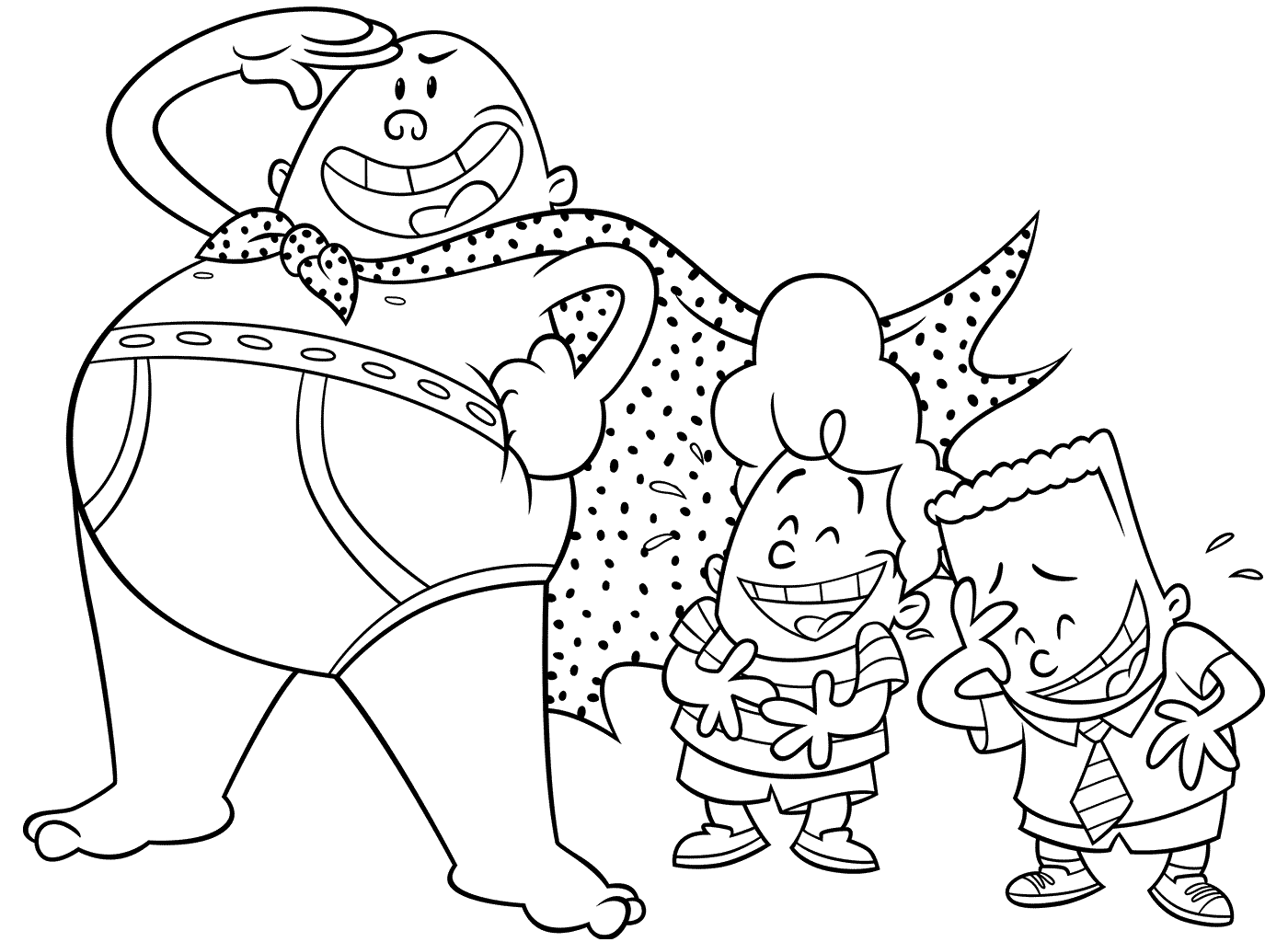 Captain Underpants Coloring Pages - Best Coloring Pages For Kids