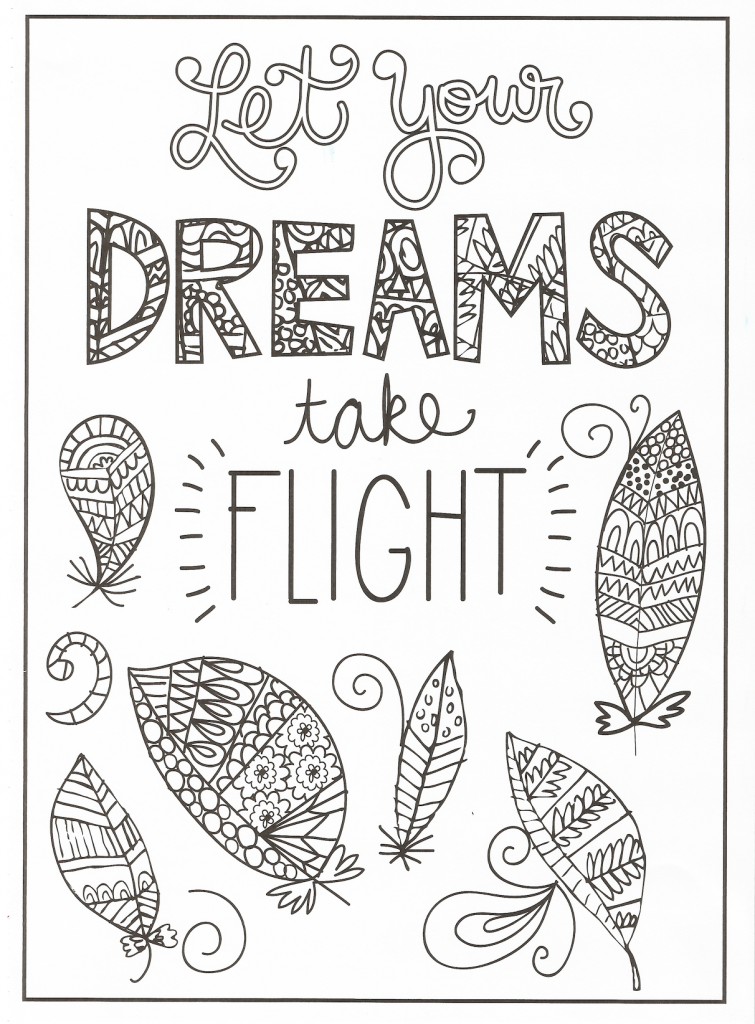 Quote Coloring Pages