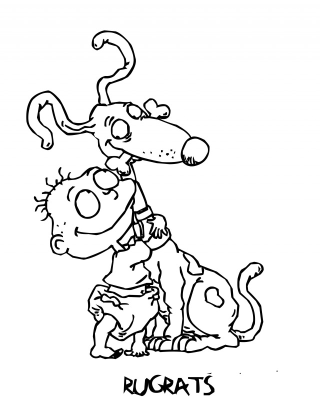 Rugrats Best Friends Coloring Page