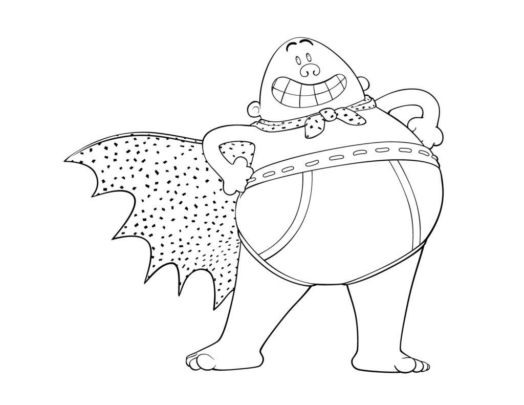 Super Captain Underpants Coloring Pages