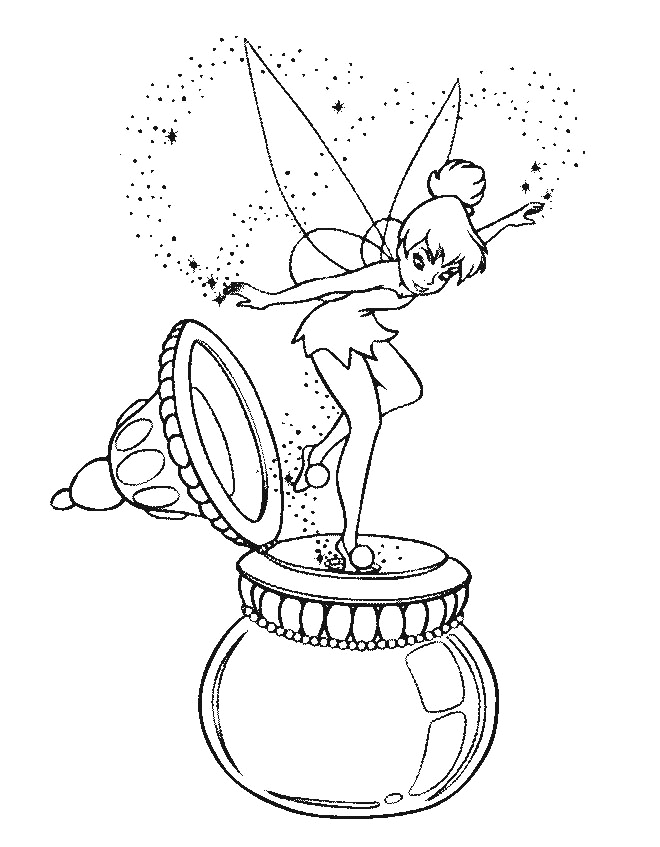 Tinkerbell Coloring Page