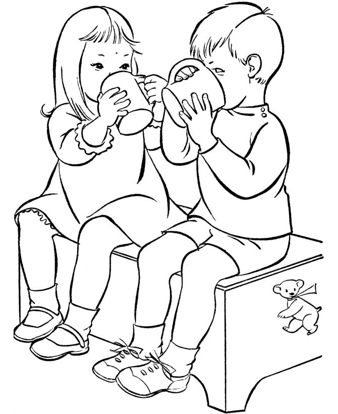 best friend forever coloring page  Cute coloring pages, Cute best friend  drawings, Coloring pages