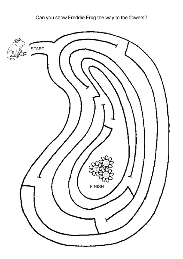 Download Easy Mazes. Printable Mazes for Kids. - Best Coloring Pages For Kids