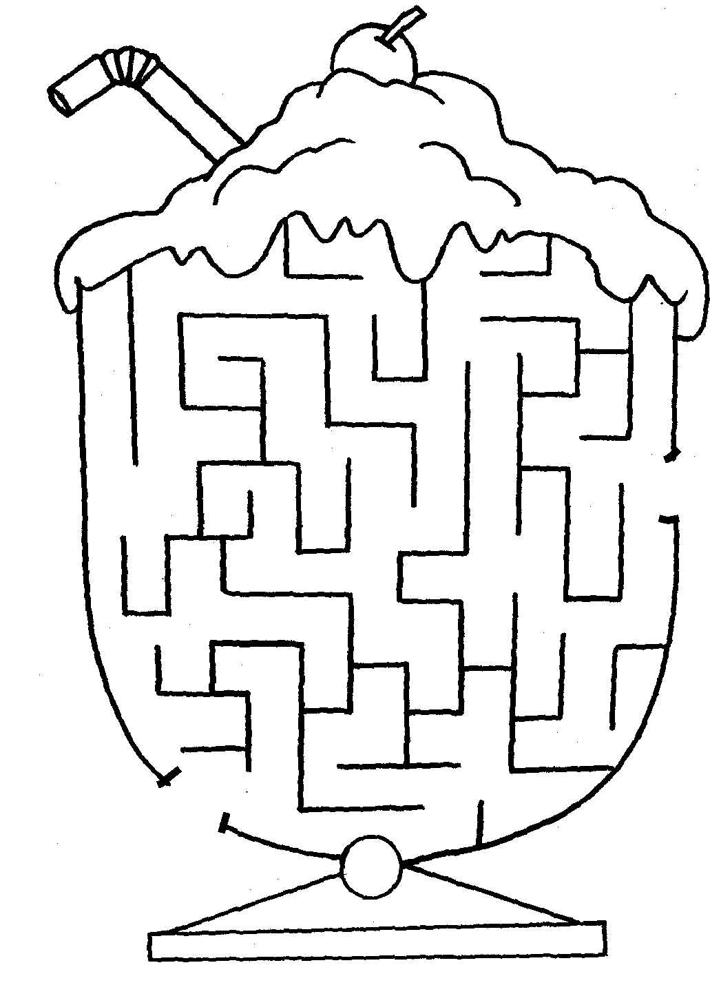 Free Printable Easy Children S Mazes