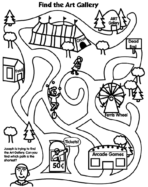 Easy Mazes Printable Mazes for Kids Best Coloring