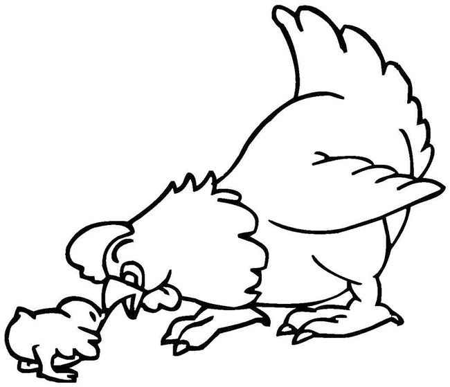 Chicken Coloring Pages - Best Coloring Pages For Kids