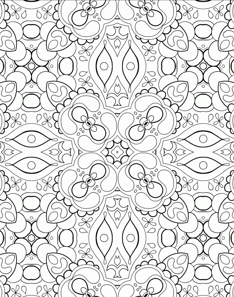 Free Mindfulness Coloring Page Design